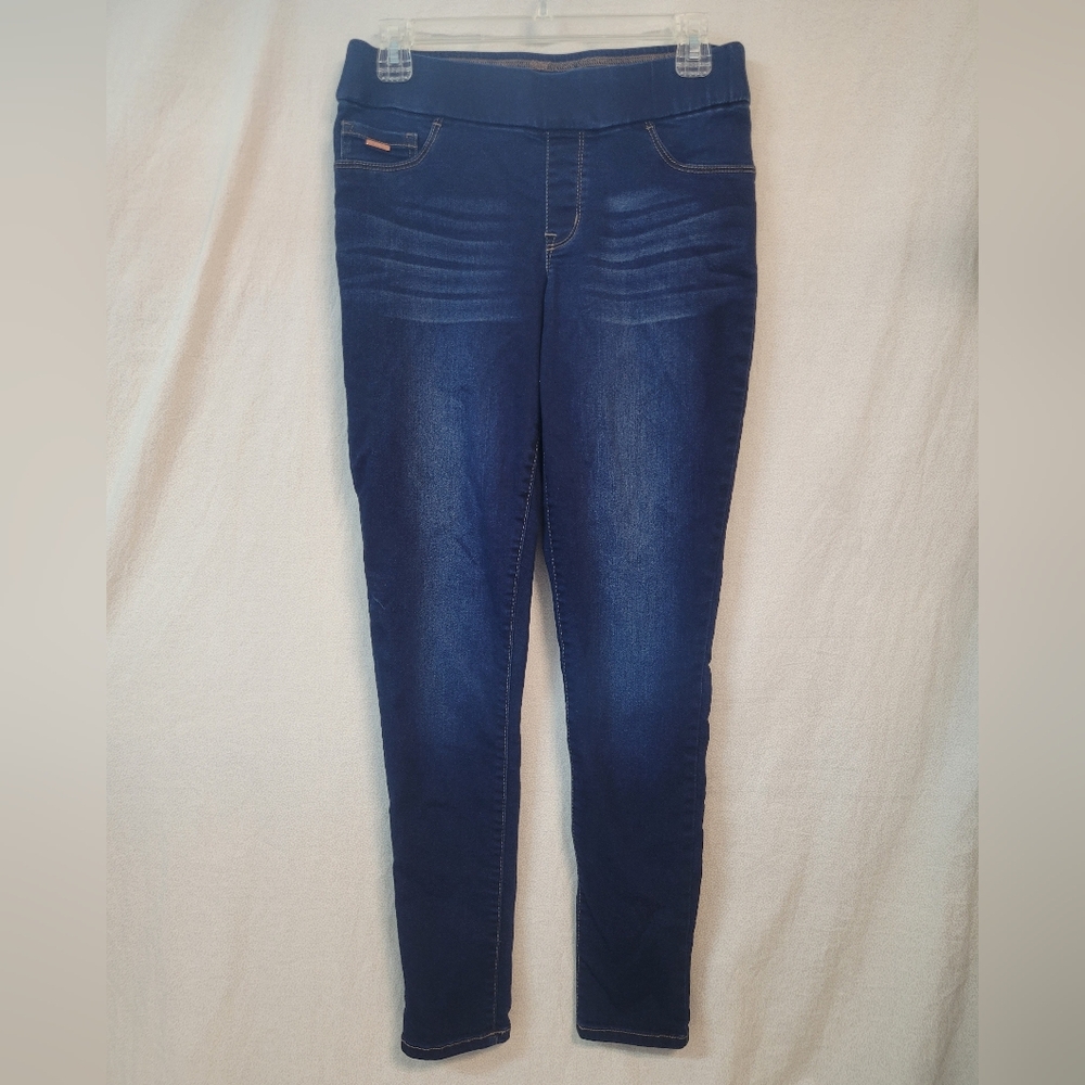 Nine West Jeans Womens Size 4, Dark Blue Denim Skinny Casual Sleek